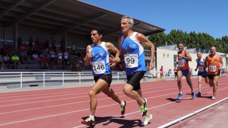 José Vicente Rioseco (the tall gent) scorched a 1500 at the Galacian masters championships.