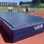 The biggest high jump pit I've ever seen will be used at masters nationals.